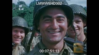 D-DAY TO GERMANY, 1944; EDITED PRIVATE FOOTAGE WITH NARRATION OF NORMANDY INVASION; CH - LMWWIIHD302