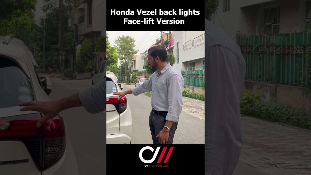 Honda Vezel back lights face lift version 