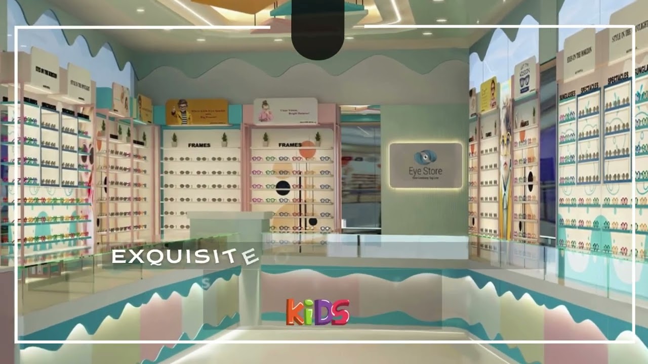 New Kids Optical Showroom Interior Design by The Monarch Enterprises...!!
