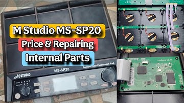 M Studio MS-SP20 !! M Studio Sampler Pad !! Price Review Repairing & Internal Parts #octapad #price