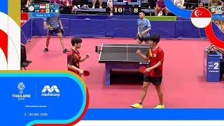 Singapore’s Koen Pang/Izaac Quek seal Game 3 to enter finals! | Table Tennis | SEA Games 2025