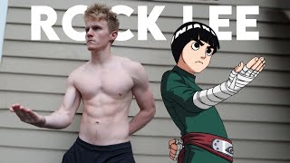 I Tried Rock Lee's Workout Routine | Naruto - YouTube