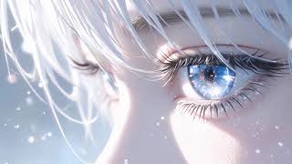 Beauty of Blue Eyes Anime Girl 💙✨ | 4K Ultra HD Live Wallpaper | Relaxing Anime Aesthetic Background screenshot 1