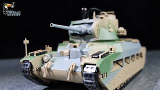 Infrared System Tongde RC Tank 1/16 Matilda III IV 320 Rotating Turret Lights Sounds AllMetalTH26145