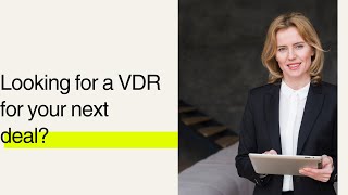 DeelTrix VDR – The Smartest Virtual Data Room for M&A, Fundraising & Due Diligence