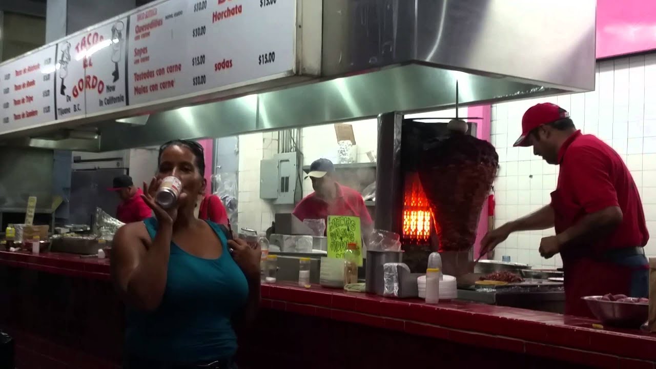 tacos el gordo best place in tijuana mexico YouTube