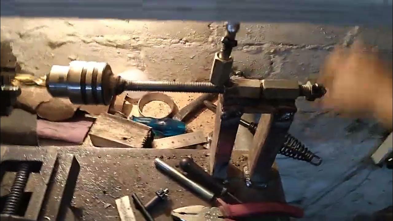 токарный станок самодельный - YouTube