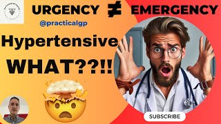 Hypertensive urgency or emergency? Spot the difference...