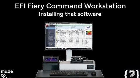 Fiery Command Workstation   Installing that software