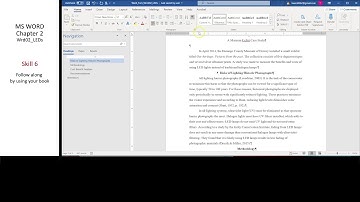 Comp Lit - Word 02 - Skill 6 - Set Paragraph Indents