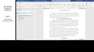 Comp Lit - Word 02 - Skill 6 - Set Paragraph Indents