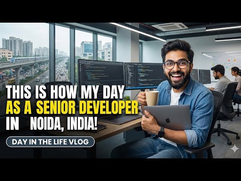 SENIOR DEVELOPER LIFE in NOIDA, INDIA | Is it Corporate Slavery or Dream Job? (Day in the Life Vlog)
