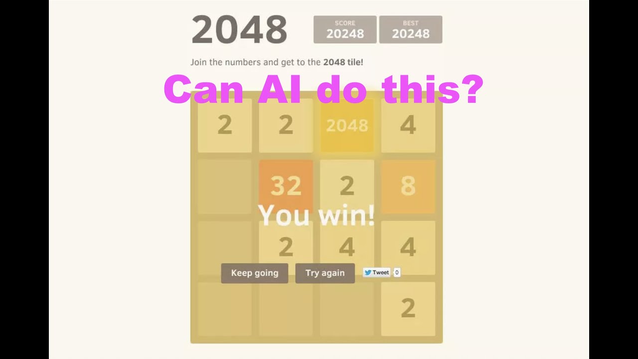 This Stream Ends When AI Solves 2048 - YouTube