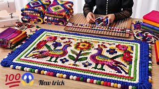 पुरानी साड़ी से कारपेट, दरी, चटाई कैसे बनाएं 😱? न्यू ट्रिक 💯//#oldclothreuse#trending#viralvideo 