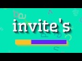 How to say "invite