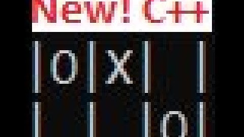 NEW! Tic-Tac-Toe in C++ with source code! / Крестики-нолики на C++ с исходным кодом!