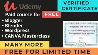 Free Udemy courses with certificate: Udemy coupon code 2021 #udemy #udemycoupons