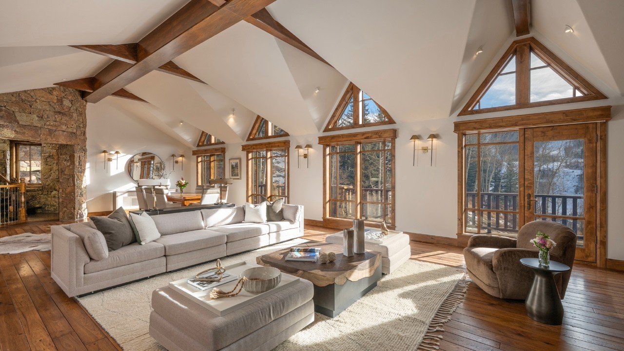 Inside a Luxury Estate with Golf Simulator & Vail Mtn Views | 1094 Riva Glen