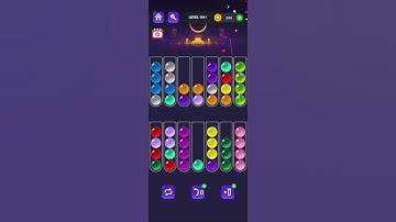 Ball Sort Master Level 1011 #ballsortmaster #ballsortmastersolution #puzzlegame #gaming #games