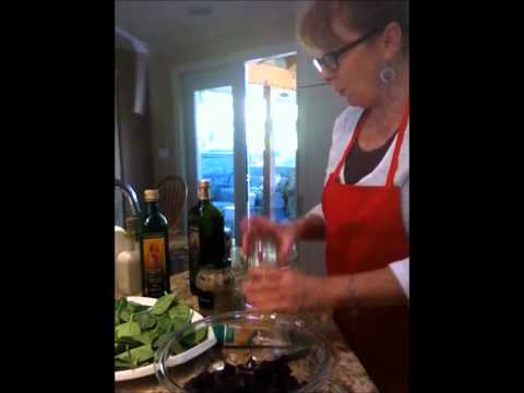 Balsamic Beet Salad with Goat Cheese and Walnuts