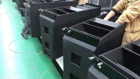 Busy Production Line for TPA dual 12” line array speaker