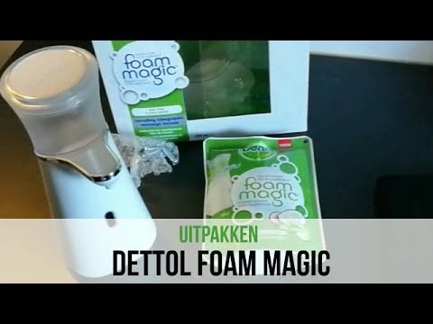 Dettol Foam Magic dispenser zeepvulling (starterspakket) - YouTube