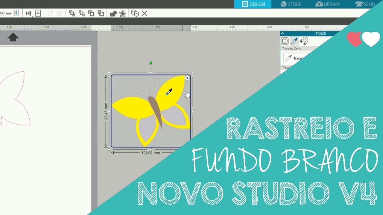 Remover fundo branco, rastreio e corte em camadas com o Silhouette Studio V4   |   Thiara Ney