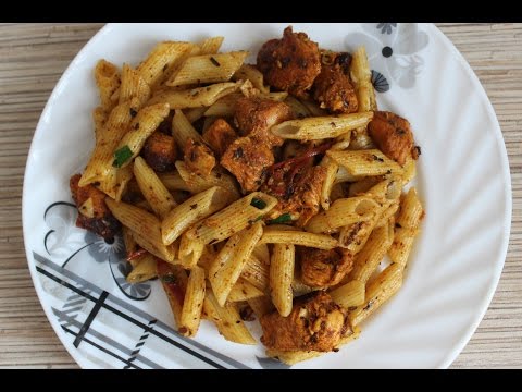 Видео рецепт Курица с макаронами