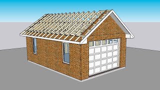 16'-8' x 27' Shop/Garage in SketchUp - EP 1 - Customer Review Video
