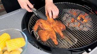 Butterflied Spicy Mesquite Roast Chicken - Video Recipe