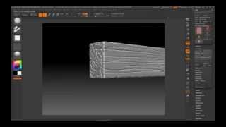 Zbrush wood sculpt