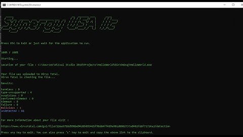 Virus Total File Uploader.