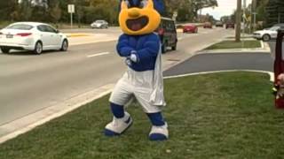 The Warren Blue Devil Gettin' It Gangnam Style! GO BIG BLUE!!