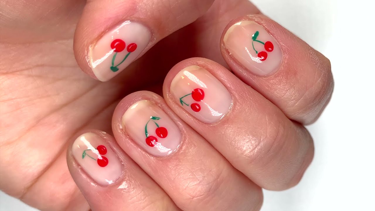 Cherry Nail Art Designs for Short Nails - wide 3