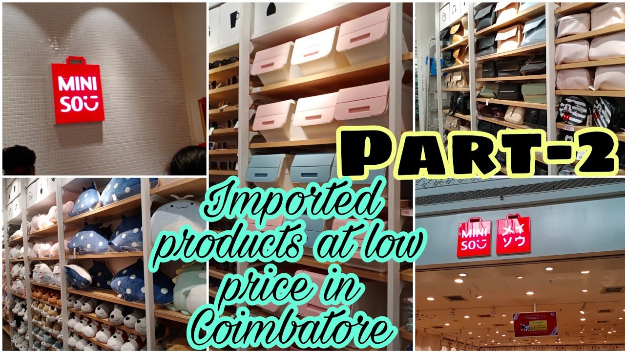 Miniso@Coimbatore Prozone Mall||Japanese Store||Complete shop tour ...