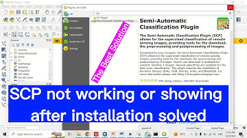 SCP not working after installation solved: Remotior Sensurs Library not found for SCP plugin in QGIS