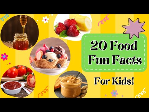 20 Fun Food Facts For Kids Learn About Food