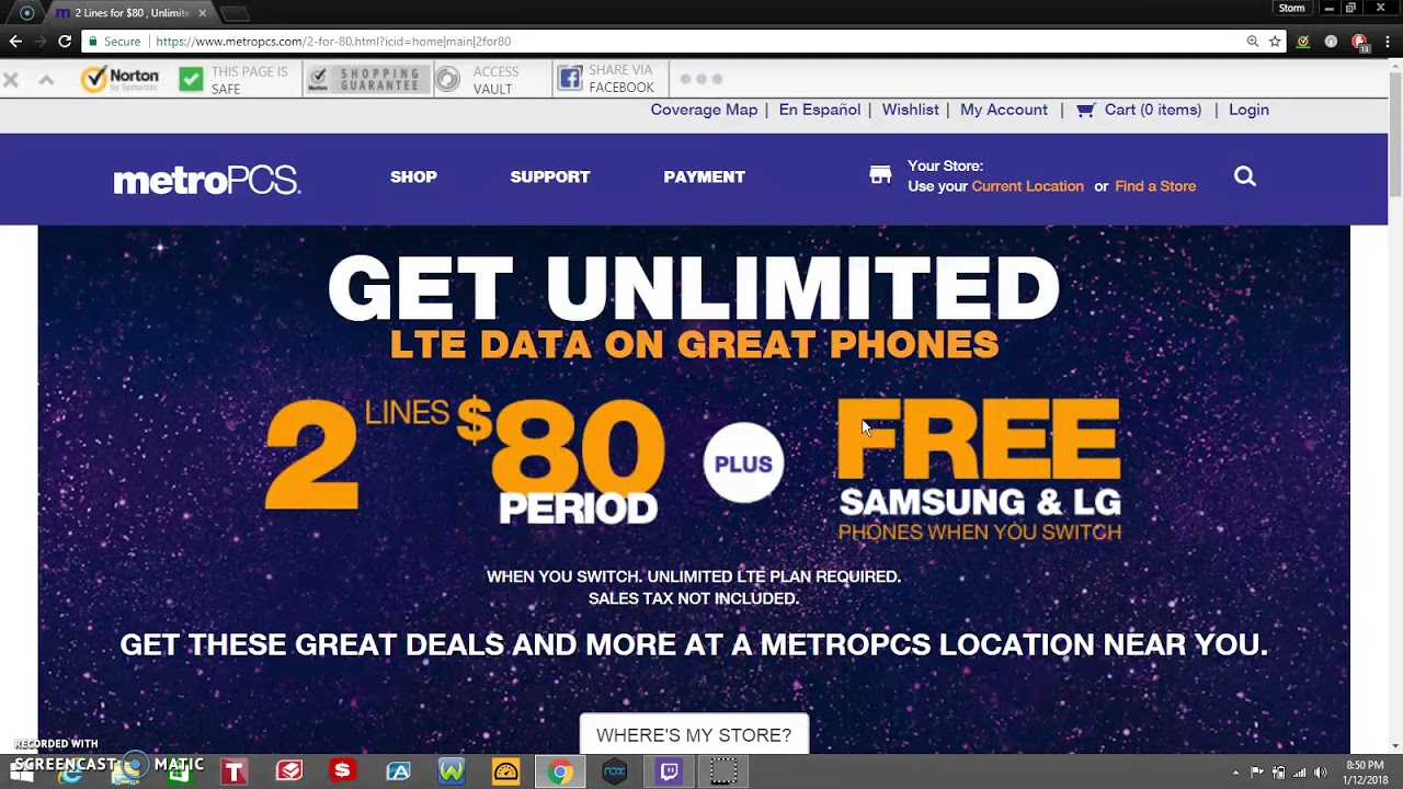 Get a Free Phone With 2 Lines of Unlimited LTE Data for $80 When You ...