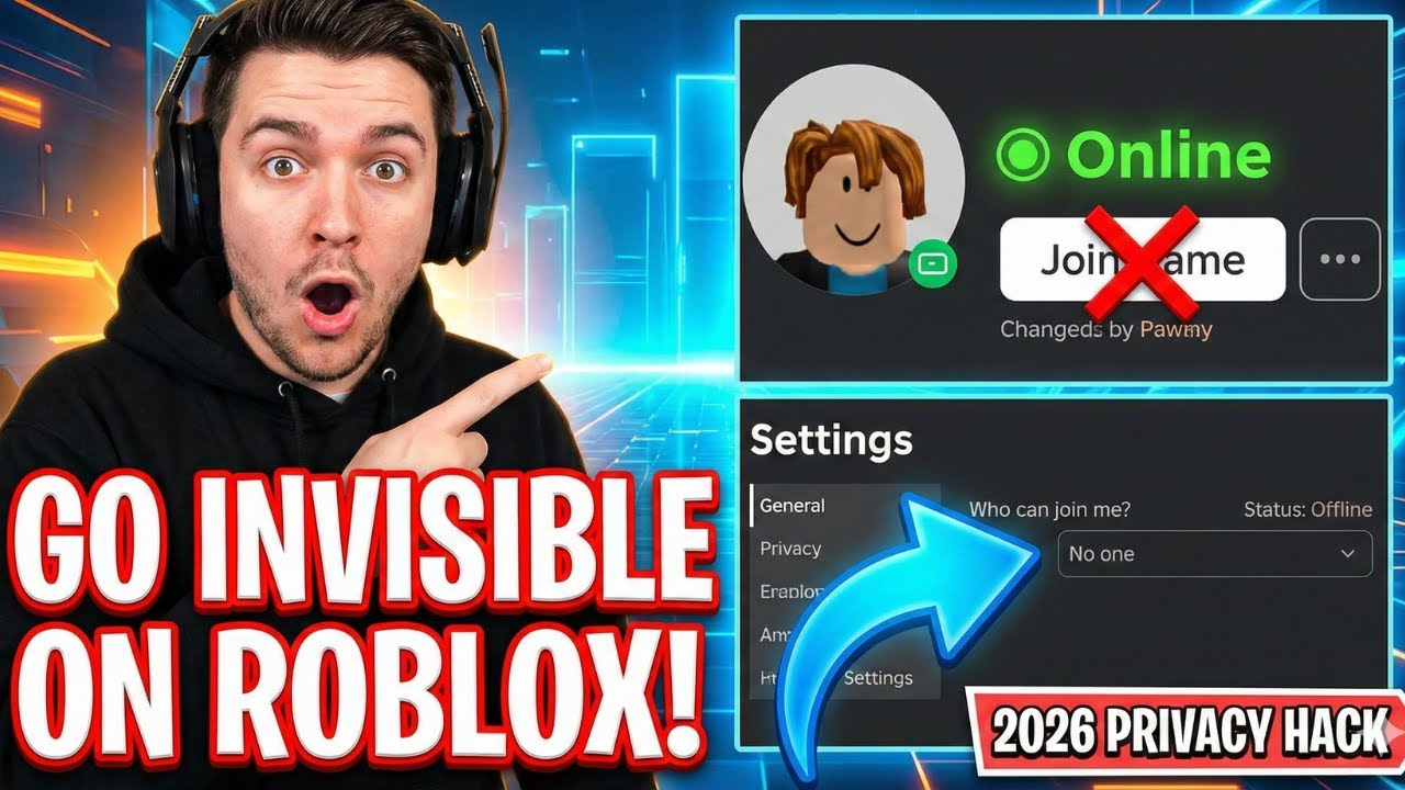 How To Appear Offline On Roblox Disable Join Friends Feature 2026 Maxresdefault 