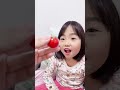 初めてのいちごガム🍓100均【韓国お菓子】#shorts