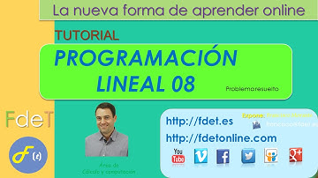 PROGRAMACIÓN LINEAL, 08