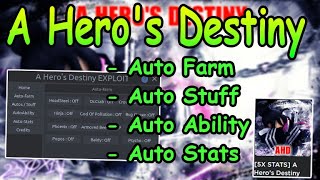 Roblox A Hero's Destiny Script - AutoFarm GUI & More 2022