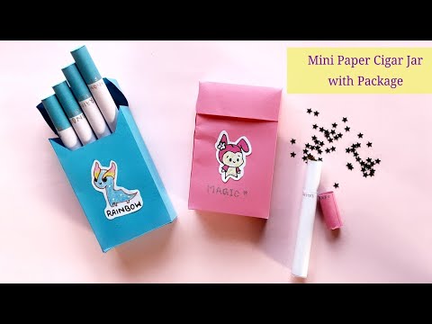 Mini Paper Jar with Package / DIY Paper Box / DIY Cute Paper Box