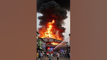 Massive Fire Engulfs Building 🔥🏢 | AI Disaster Simulation