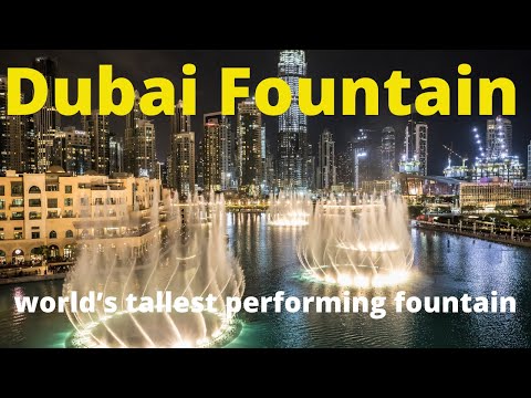 World’s tallest performing fountain,Dubai FountainTrending Places | Top 10 | Travel Vlogs |