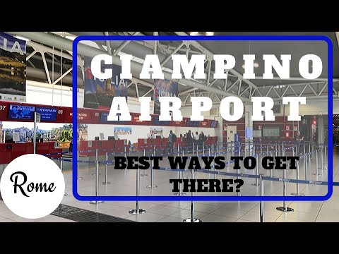 تصویری: روم Ciampino Airport Essentials