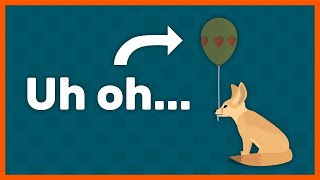 Why fennec foxes and balloons don't mix. 🎈