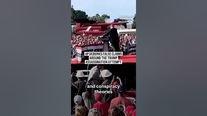 Fact checking false claims around the Trump assassination attempt