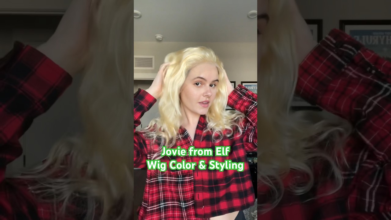 Being blonde is so much harder than I thought #christmas #cosplay #hairstyle