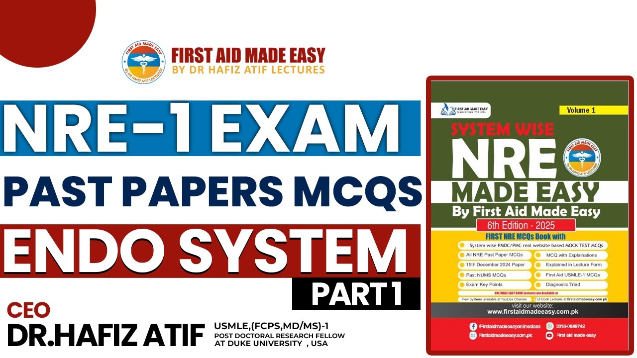 NRE-1 Past MCQs Endocrine System: June Attempt Breakdown Part 1